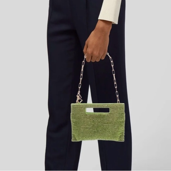 Cult Gaia Green Beaded Shoulder Bag - Picture 2 of 11